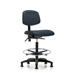 Task Chair: Vinyl, Imperial Blue