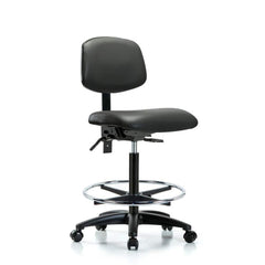 Task Chair: Vinyl, Carbon