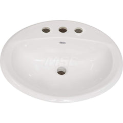 Sinks; Type: Drop-In Sink; Outside Length: 17-3/8; Outside Width: 20-3/8; Outside Height: 7-3/8; Inside Length: 10; Inside Width: 16; Depth (Inch): 5-5/8; Number of Compartments: 1.000; Includes Items: Cut-Out Template; Drop-In Sink; Material: Vitreous Ch