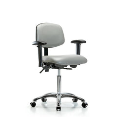 Task Chair: Vinyl, Dove