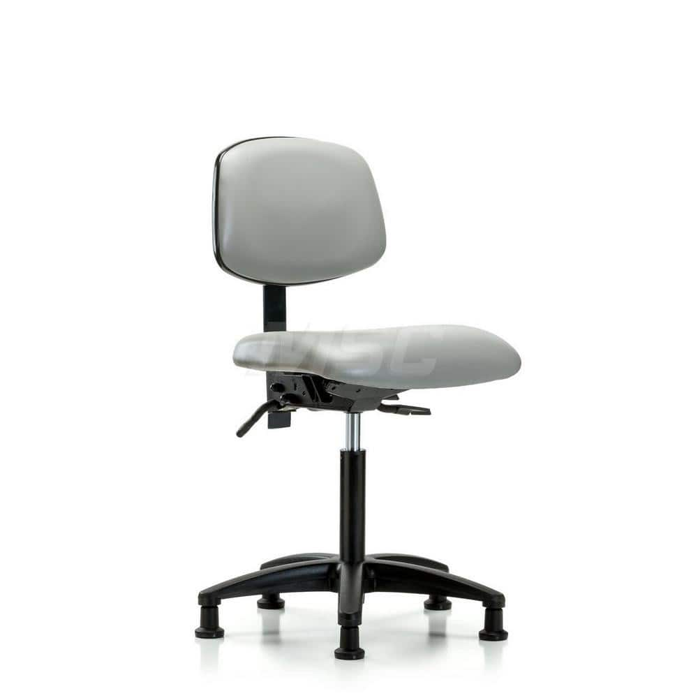 Task Chair: Vinyl, Dove