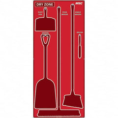 NMC - 30 x 68" Aluminum Shadow Board - Caliber Tooling