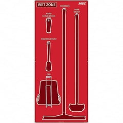 NMC - 30 x 68" Aluminum Shadow Board - Caliber Tooling