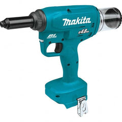 Makita - Cordless Riveters Fastener Type: Cordless Electric Riveter Closed End Rivet Capacity: All up to 3/16 - Caliber Tooling