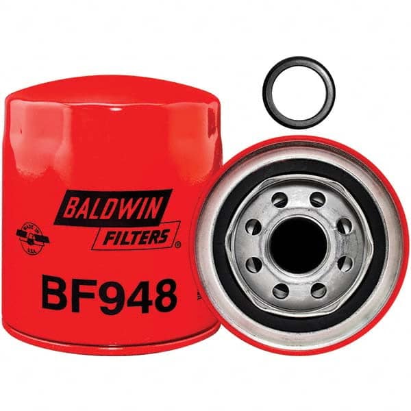 Baldwin Filters - 1 Thread 4-3/8" OAL x 3-11/16" OD Automotive Fuel Filter - Caliber Tooling