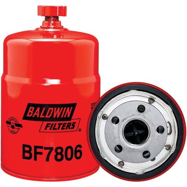 Baldwin Filters - 1 Thread 6-7/32" OAL x 3-11/16" OD Automotive Fuel/Water Separator Element - Caliber Tooling