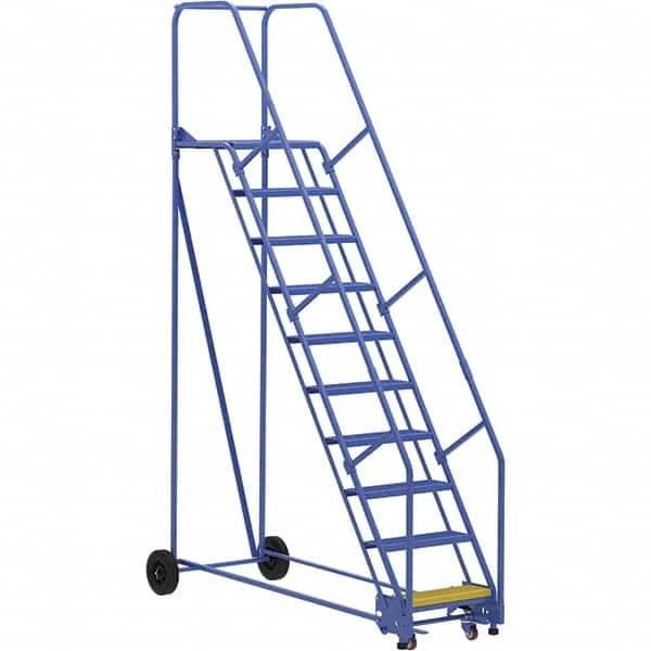 Vestil - 130" High 350 Lb Capacity 10 Step Ladder - Caliber Tooling