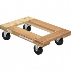 Vestil - 1,200 Lb Capacity Hardwood Dolly - 24" Long x 16" Wide - Caliber Tooling