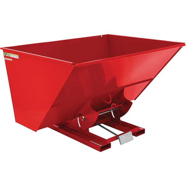 Vestil - Hoppers & Basket Trucks Additional Information: Complies w/OSHA General Industry Rule 29 CFR 1910.178(m)(5)(iii) - allows operator to remain at controls of truck throughout the dumping process - Caliber Tooling