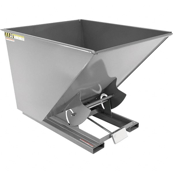 Vestil - Hoppers & Basket Trucks Additional Information: Complies w/OSHA General Industry Rule 29 CFR 1910.178(m)(5)(iii) - allows operator to remain at controls of truck throughout the dumping process - Caliber Tooling