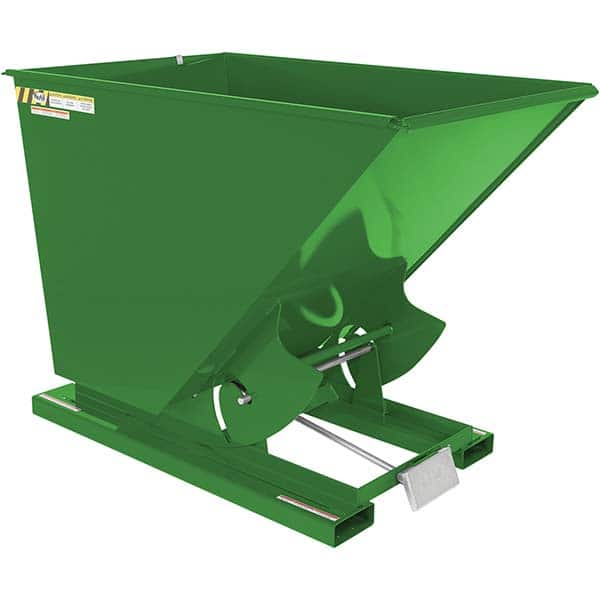 Vestil - Hoppers & Basket Trucks Additional Information: Complies w/OSHA General Industry Rule 29 CFR 1910.178(m)(5)(iii) - allows operator to remain at controls of truck throughout the dumping process - Caliber Tooling