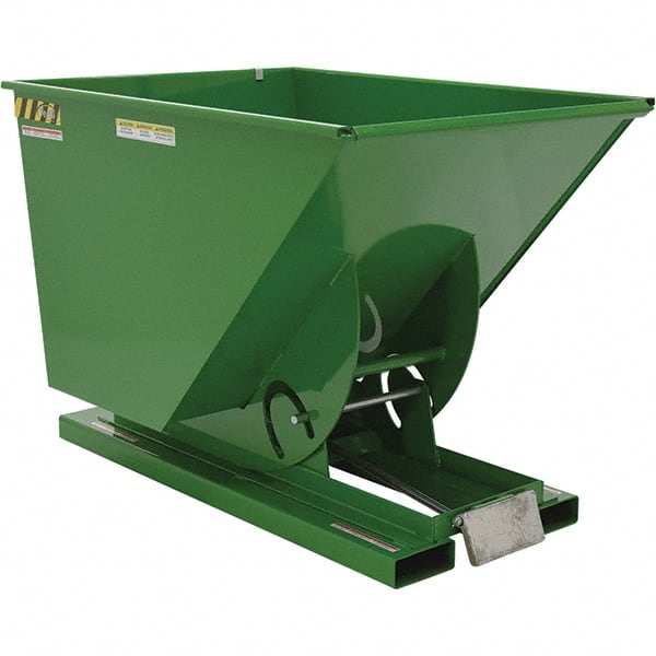 Vestil - Hoppers & Basket Trucks Additional Information: Complies w/OSHA General Industry Rule 29 CFR 1910.178(m)(5)(iii) - allows operator to remain at controls of truck throughout the dumping process - Caliber Tooling