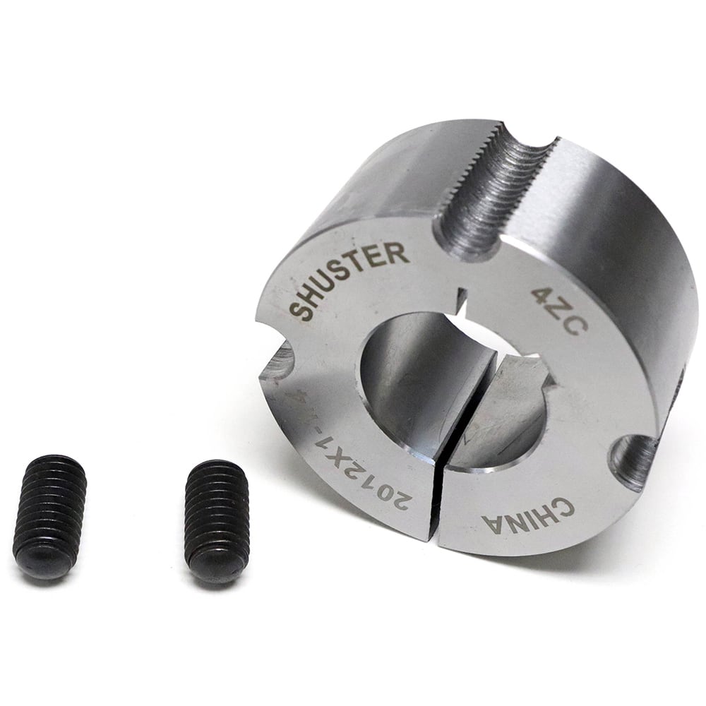 Shuster - 1-5/8" Bore, 3/8" Keyway Width x 3/16" Keyway Depth, Tapered Lock Sprocket Bushing - Exact Industrial Supply