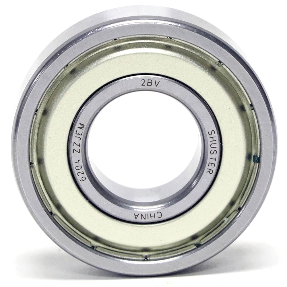 Shuster - R7-X15-ZZ, 7/16" Bore Diam, 1-1/8" OD, Double Shield Deep Groove Radial Ball Bearing - Exact Industrial Supply