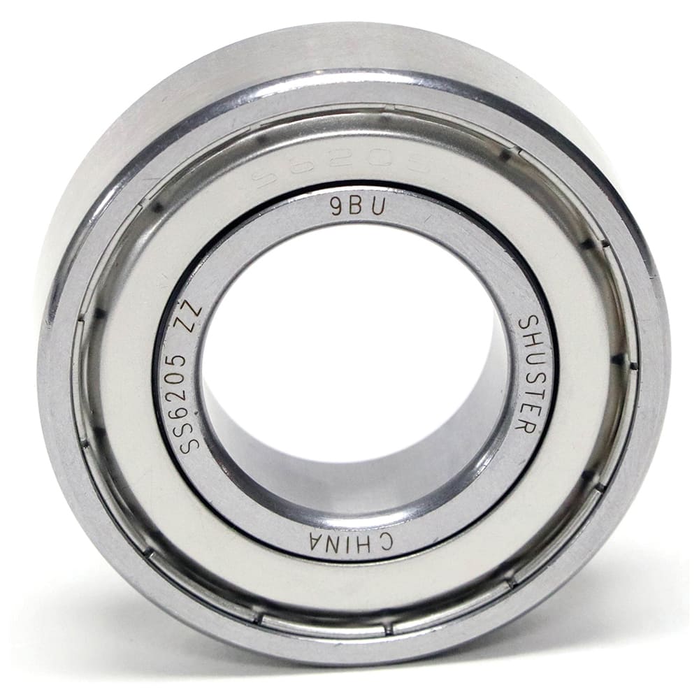 Shuster - SS6206 ZZ, 30mm Bore Diam, 62mm OD, Double Shield Deep Groove Radial Ball Bearing - Exact Industrial Supply