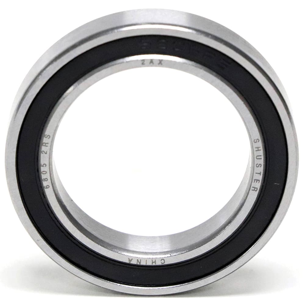 Shuster - 6809 2RS, 45mm Bore Diam, 58mm OD, Double Seal Deep Groove Radial Ball Bearing - Exact Industrial Supply