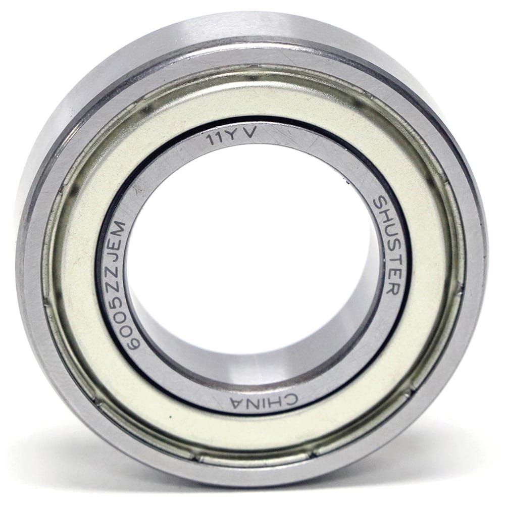 Shuster - 6011 ZZ JEM, 55mm Bore Diam, 90mm OD, Double Shield Deep Groove Radial Ball Bearing - Exact Industrial Supply