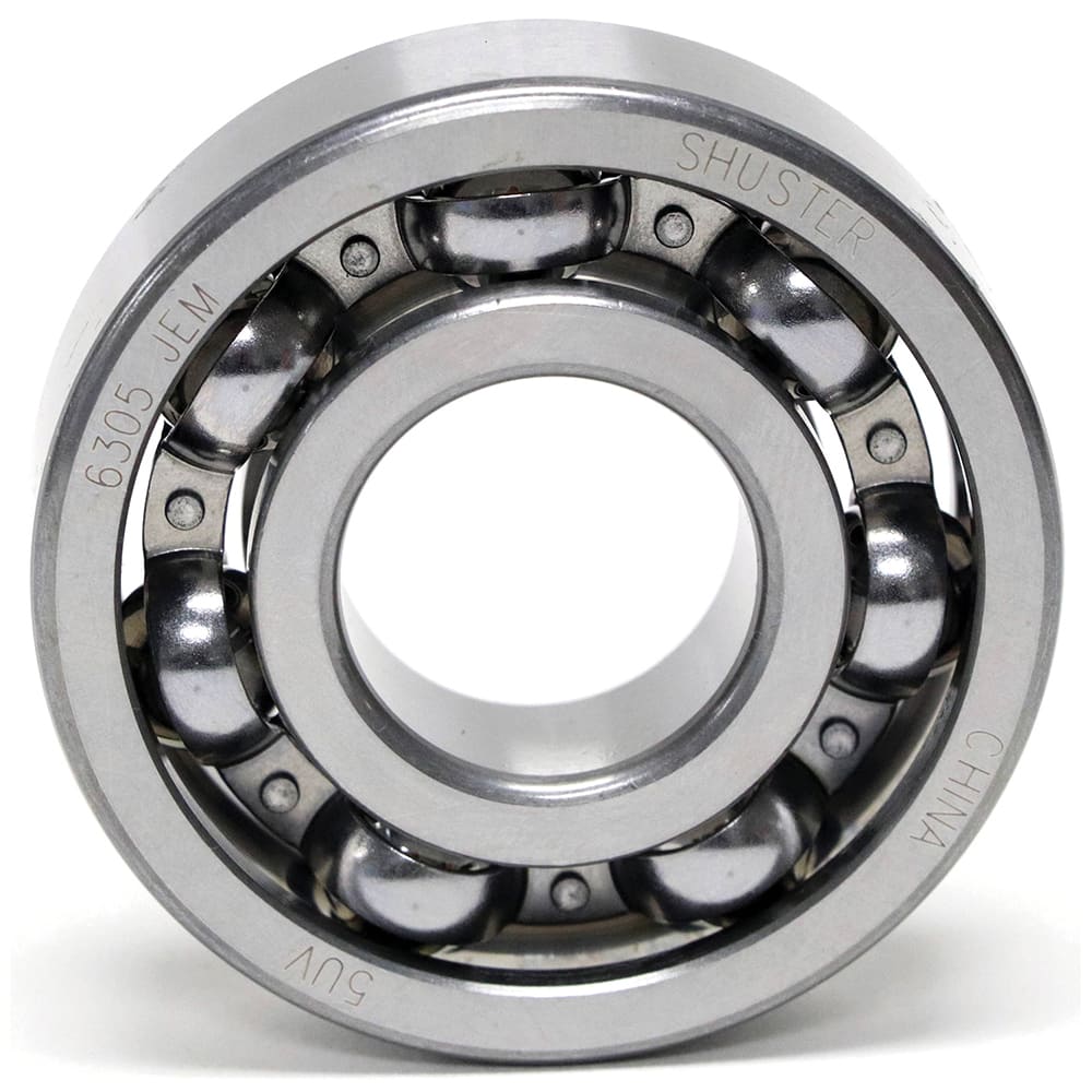 Shuster - 6303 JEM BULK, 17mm Bore Diam, 47mm OD, Open Deep Groove Radial Ball Bearing - Exact Industrial Supply