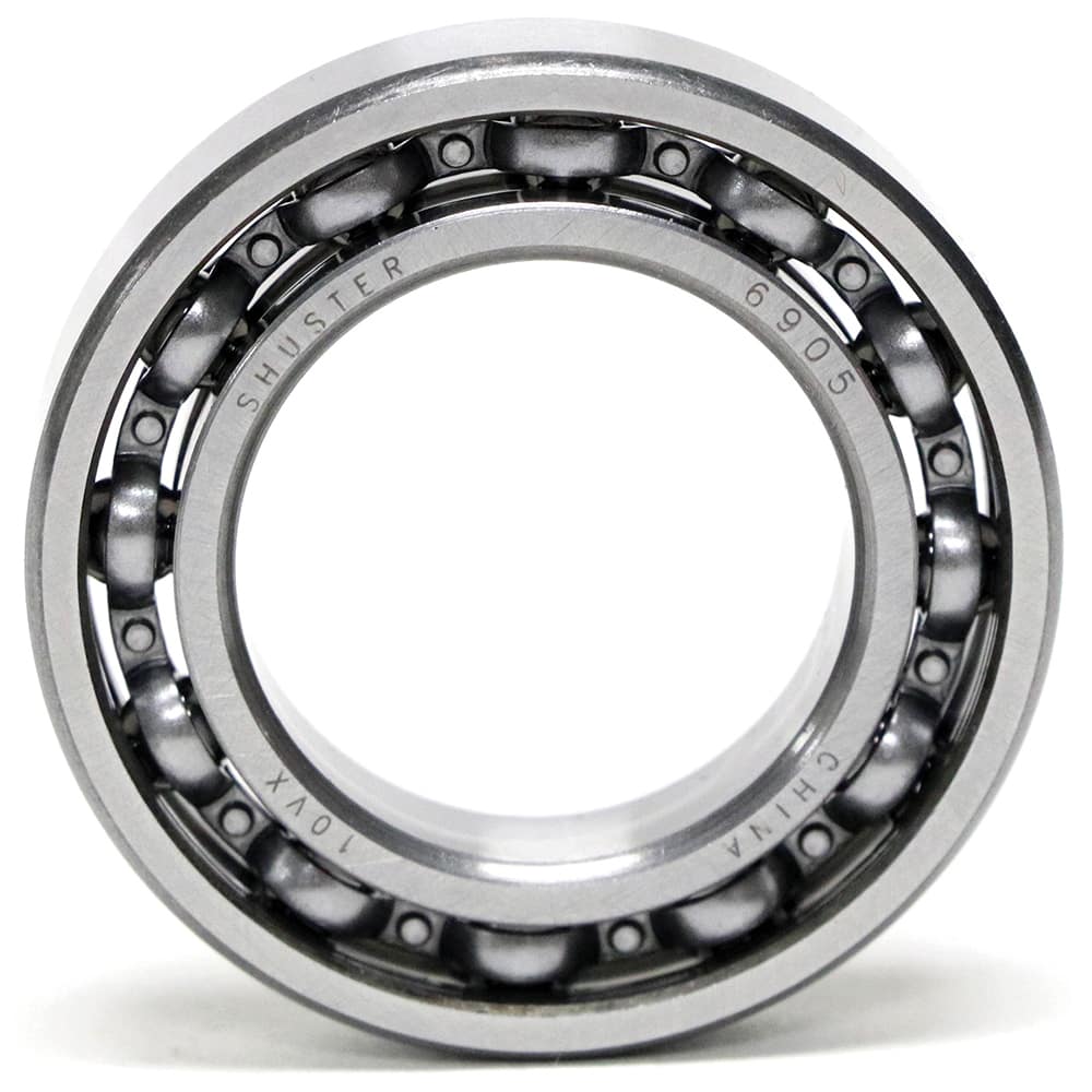 Shuster - 6906, 30mm Bore Diam, 47mm OD, Open Deep Groove Radial Ball Bearing - Exact Industrial Supply