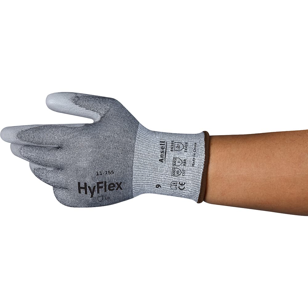 Ansell - Cut & Puncture Resistant Gloves; Type: Cut Resistant ; ANSI/ISEA Cut Resistance Level: A5 ; Coated Area: Palm & Fingers ; Coating Material: Polyurethane ; Men's Size: 12 ; Hand: Pair - Exact Industrial Supply