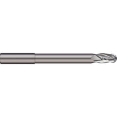 Micro 100 - Ball End Mills; Mill Diameter (Inch): 1 ; Mill Diameter (Decimal Inch): 1.0000 ; Number of Flutes: 4 ; Length of Cut (Inch): 1-1/2 ; Length of Cut (Decimal Inch): 1.5000 ; Material: Solid Carbide - Exact Industrial Supply