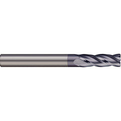 Corner Radius End Mill: 5/16″ Dia, 0.813″ LOC, 0.01″ Radius, 2 Flutes, Solid Carbide 2-1/2″ OAL, 5/16″ Shank Dia, 30 ° Helix, AlTiN Coated, Corner Radius End