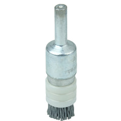 1/2″ Banded Nylox End Brush, .040/120SC Crimped Fill - Caliber Tooling