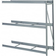 Lyon - 3 Shelf Add-On No Deck Steel Shelving - 10,000 Lb Capacity, 60" Wide x 72" High x 36" Deep, Dove Gray - Caliber Tooling