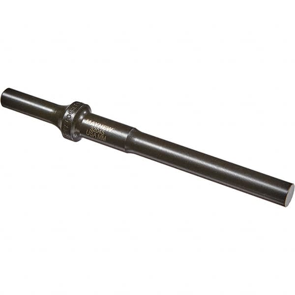 Mayhew - 1/2" Head Width, 6" OAL, Roll Pin Punch - Round Drive, Round Shank, Steel - Caliber Tooling