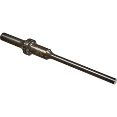 Mayhew - 1/4" Head Width, 6" OAL, Roll Pin Punch - Round Drive, Round Shank, Steel - Caliber Tooling