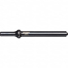 Mayhew - 1/2" Head Width, 6" OAL, Roll Pin Punch - Round Drive, Round Shank, Steel - Caliber Tooling