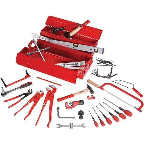 Rothenberger - Combination Hand Tool Sets Tool Type: Plumber's Tool Set Number of Pieces: 50 - Caliber Tooling