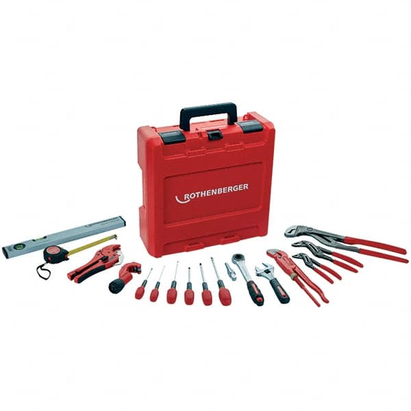 Rothenberger - Combination Hand Tool Sets Tool Type: Plumber's Tool Set Number of Pieces: 18 - Caliber Tooling