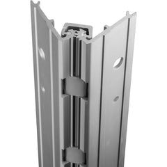 Stanley - Continuous Hinges; Type: Full Surface ; Mount Type: Full Surface ; Overall Length (Inch): 120; 120 ; Hinge Material: Aluminum ; Width (Decimal Inch): 3.4063 ; Thickness (Decimal Inch): 0.1120 - Exact Industrial Supply