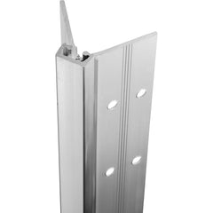 Stanley - Continuous Hinges; Type: Full Mortise ; Mount Type: Full Mortise ; Overall Length (Inch): 85; 85 ; Hinge Material: Aluminum ; Width (Decimal Inch): 4.0938 ; Thickness (Decimal Inch): 0.1120 - Exact Industrial Supply