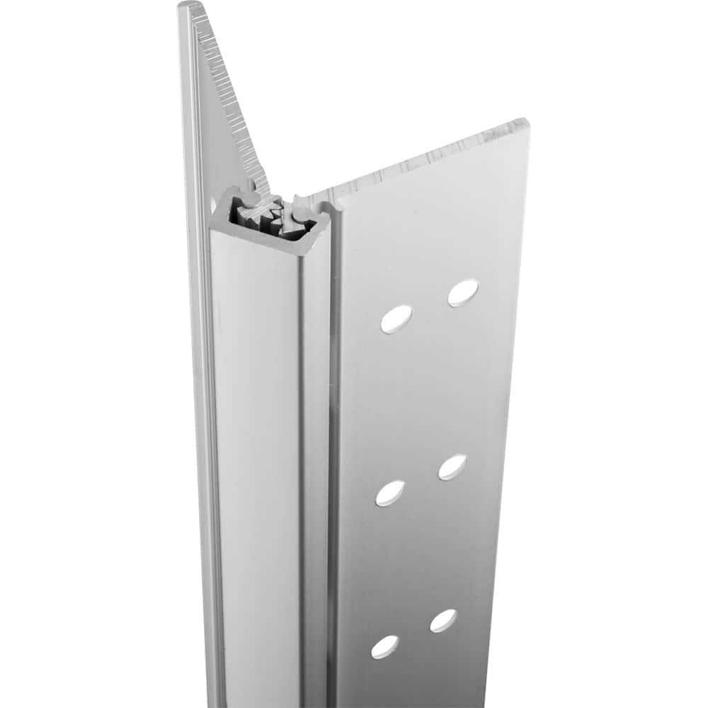 Stanley - Continuous Hinges; Type: Full Mortise ; Mount Type: Full Mortise ; Overall Length (Inch): 79; 79 ; Hinge Material: Aluminum ; Width (Decimal Inch): 4.4375 ; Thickness (Decimal Inch): 0.1120 - Exact Industrial Supply