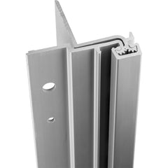 Stanley - Continuous Hinges; Type: Half Surface ; Mount Type: Half Surface ; Overall Length (Inch): 120; 120 ; Hinge Material: Aluminum ; Width (Decimal Inch): 5.3125 ; Thickness (Decimal Inch): 0.1120 - Exact Industrial Supply