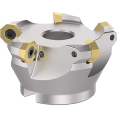 Kennametal - Indexable Square-Shoulder Face Mills; Cutting Diameter (mm): 80.00 ; Cutting Diameter (Inch): 3.1500 ; Arbor Hole Diameter (mm): 27.00 ; Lead Angle: 42 ; Overall Height (mm): 50.00000 ; Insert Compatibility: OD - Exact Industrial Supply