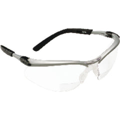 ‎3M BX Reader Protective Eyewear 11374-00000-20 Clear Lens Silver Frame +1.5 Diopter - Caliber Tooling