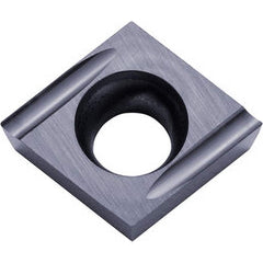 CCET215013MFLU PR1725 Carbide Turning Insert Megacoat Nano Plus Finish, LH, 1/4″ Inscribed Circle, 0.002″ Corner Radius, 3/32″ Thick, 80° Diamond, Series CCET