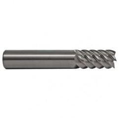 7/8 TuffCut SS 6 Fl High Helix Non-Center Cutting End Mill - Caliber Tooling