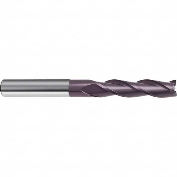 Guhring - 5/8", 2-1/4" LOC, 5/8" Shank Diam, 5" OAL, 3 Flute Solid Carbide Square End Mill - Caliber Tooling