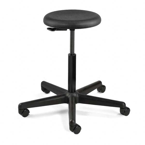 Bevco - Swivel & Adjustable Stools Type: Adjustable Backless Stool Base Type: Nylon - Caliber Tooling