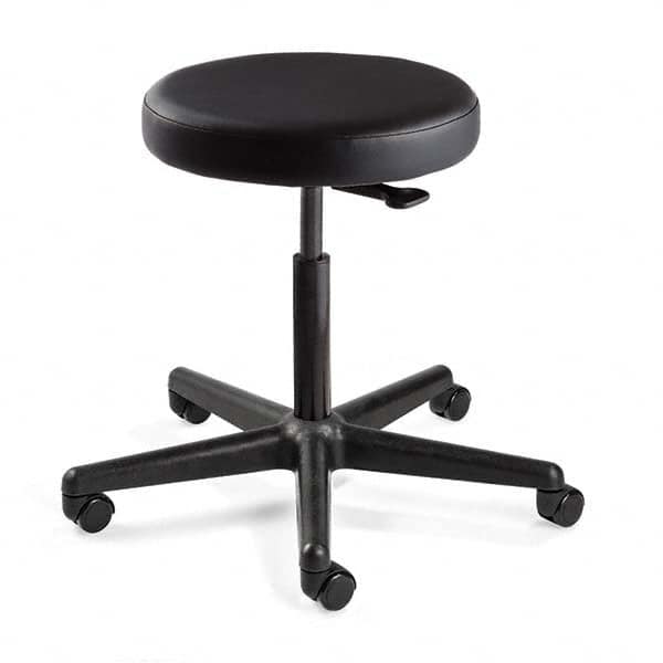 Bevco - Swivel & Adjustable Stools Type: Adjustable Backless Stool Base Type: Nylon - Caliber Tooling