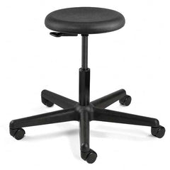 Bevco - Swivel & Adjustable Stools Type: Adjustable Backless Stool Base Type: Nylon - Caliber Tooling