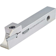 Arno - 1.024" Max Depth, 0.118 to 2.047" Width, External Right Hand Indexable Grooving/Cutoff Toolholder - Caliber Tooling