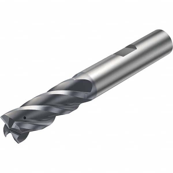 Sandvik Coromant - 20mm Diam 4 Flute Solid Carbide 2mm Corner Radius End Mill - Caliber Tooling