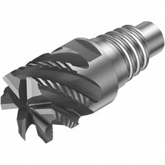 Sandvik Coromant - Square End Mill Heads Mill Diameter (mm): 16.00 Mill Diameter (Decimal Inch): 0.6299 - Caliber Tooling