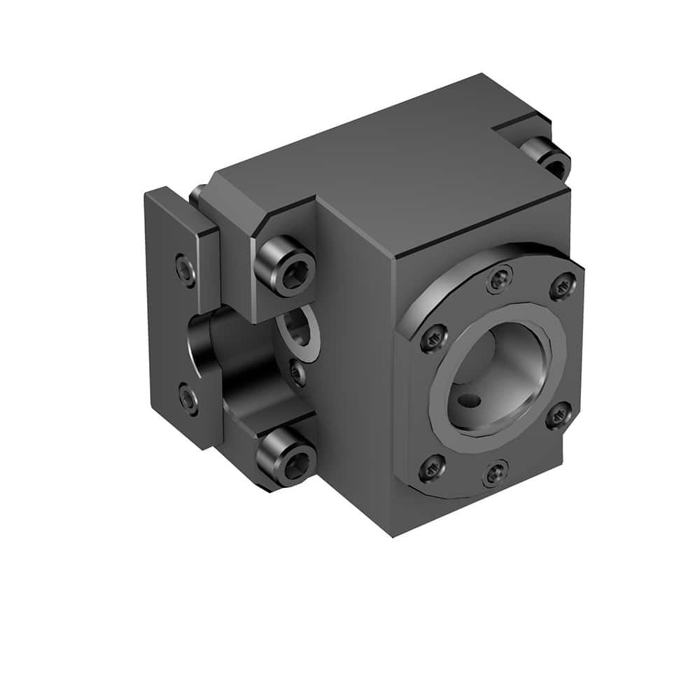 Modular Lathe Adapter/Mount: Right Hand Cut, C5 Modular Connection Through Coolant, Series Cx-TR/LE-EM68B