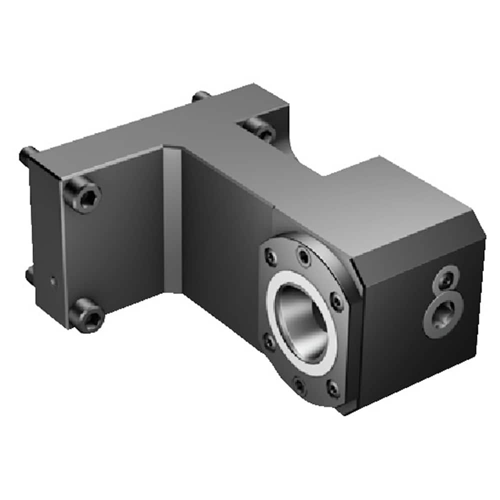 Modular Lathe Adapter/Mount: Left Hand Cut, C3 Modular Connection Through Coolant, Series Cx-TR/LI-NA-SS